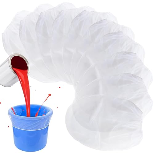 Sukh 10pcs Paint Strainer Bag - 5 Gallon Paint Filter Mesh Strainer