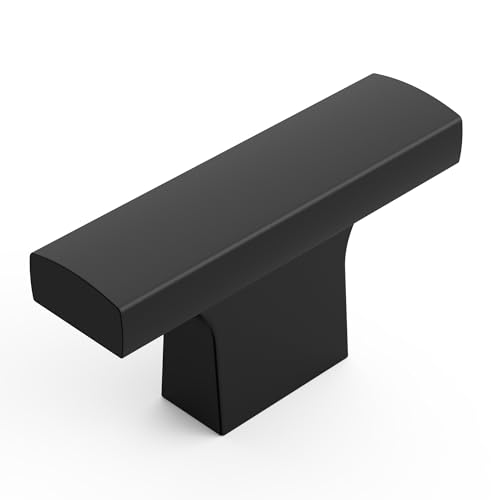 Matte Black Cabinet Knobs Round Drawer Pulls 12 Pack - color: Matte Black, size: 2 Inch Diameter