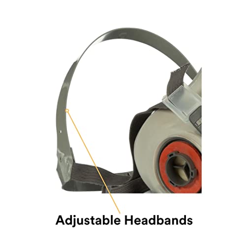 3M 6200 Half Mask for Use With 6000 Series Cartridges, Face Piece