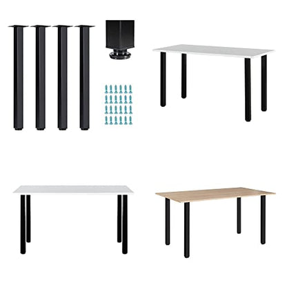 LCSDLHLSY Table Legs 28 Inch,Metal Furniture Legs,Black Set of 4. - size: 28 Inch