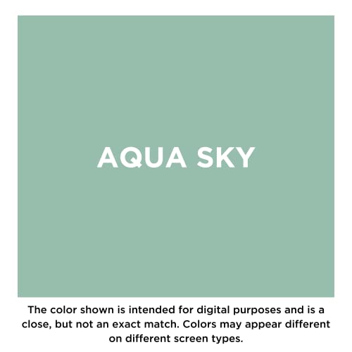 Miss Mustard Seed's Milk Paint for Furniture, Cabinets & Wood, Aqua Sky Quart - color: Aqua Sky, size: 20 Ounce (Pack of 1)