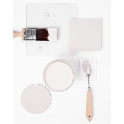 Dixie Belle Silk All-in-One Mineral Paint | Chantilly (16oz) | Warm Off White With Beige Undertones All-in-One Water Based Primer + Topcoat | Durable Furniture Paint | Low Reflective Finish - color: Chantilly, size: 16 Fl Oz (Pack of 1)