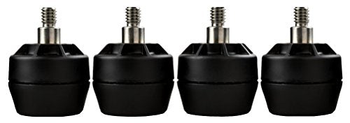 FLAT Equalizers - 5/16" -18 Thread Size | Stop Wobbly Tables | Restaurant Grade, Easy Install, Improves Customer Experience