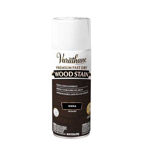 Varathane Premium Fast Dry Kona Wood Stain Spray - color: Kona, size: 10.25 Ounce (Pack of 1)