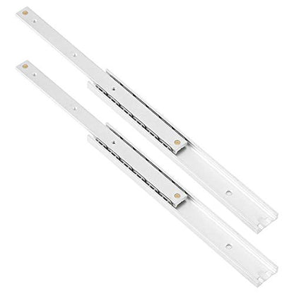 2pcs/ Set Mini Drawer Slides,Soft Close Ball Bearing Drawer Runners, Aluminum Alloy Smooth Slideway Sliding Drawer Drawer Cabinet Rail Hardware (140mm)