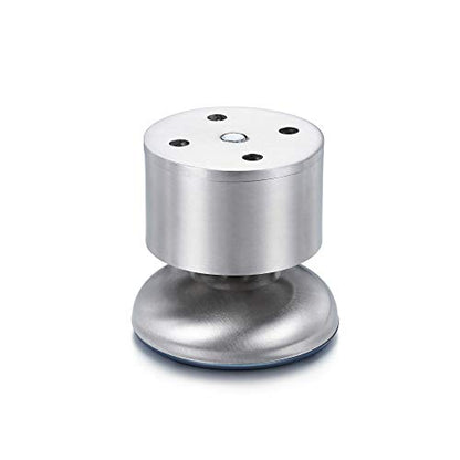 CozyCabin 4PCS Adjustable Metal Furniture Legs - Stainless Steel Cabinet Legs Round for Cabinet Sofa Table Kitchen Feet Replacement,(Height 60mm/2.5") - size: 2.5 inches