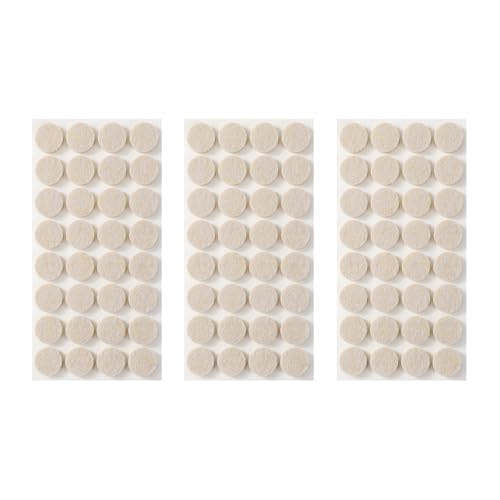 Furnigear Felt Furniture Pads for Hardwood Floors - Self Adhesive Chair Felt Pads, Floor Protector for Furniture Feet, Furniture Sliders Moving Your Furniture Smoothly - Anti Scratch 96 Pcs 3/4" Round - color: Beige - Round, size: 3/4" Round 96pcs