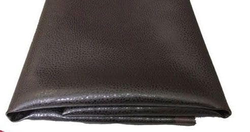 Mybecca Faux Leather Vinyl Fabric Color : Dark Brown Buffalo Bill BY THE Yard - color: Dark Brown, size: BY THE YARD