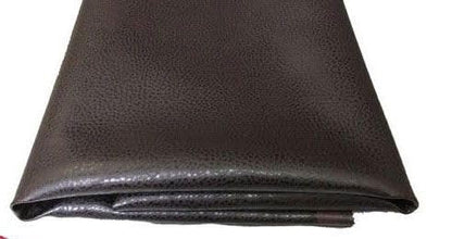 Mybecca Faux Leather Vinyl Fabric Color : Dark Brown Buffalo Bill BY THE Yard - color: Dark Brown, size: BY THE YARD