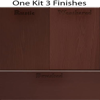 Retique It Wood Finish Tabletop Kit – GO Beyond Faux Wood with Paintable Liquid Wood Based Primer and Gel Stain - Graining Tools Included (Tabletop Kit, Red Mahogany) - color: 15 Red Mahogany, size: Tabletop Kit