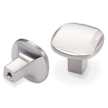 10 Pack Brushed Satin Nickel Kitchen Cabinet Knobs - color: Brushed Satin Nickel, size: Knob