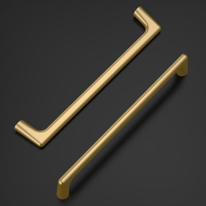 Amerdeco 10 Pack Champagne Bronze Cabinet Pulls 6.3 Inch(160MM) Hole Centers Kitchen Cabinet Handles Hardware Kitchen Handles for Cabinets Cupboard Handles Drawer Pulls ZH0041 - color: Champagne Bronze, size: 6.3" hole center