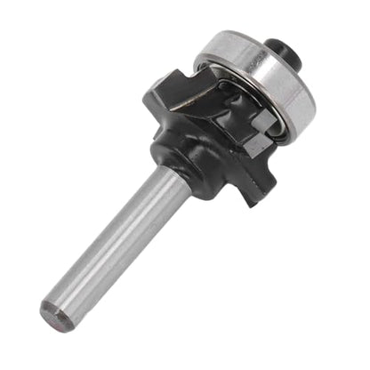 Carbide Roundover Edging Router Bit, 4 Flutes for Woodworking, Crafting, DIY Accurate Trimming, Form Cut, Bead Router bit, Round Over Router Bit