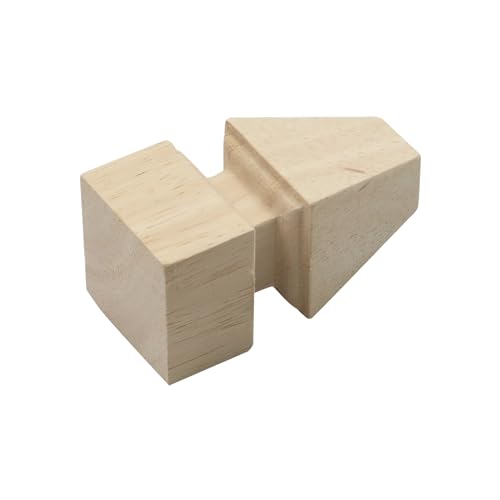 Unfinished Wooden Furniture Legs, 3.15 Inch Height, 4Pcs - size: Type-3