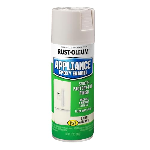 Rust-Oleum Appliance Epoxy Almond Spray Paint - color: Almond, size: 12 Ounce