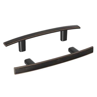 homdiy 5 Pack Oil Rubbed Bronze Cabinet Pulls, Solid Zinc Alloy, 3 Inch CC - color: Oil Rubbed Bronze, size: 3 Inch Hole Center