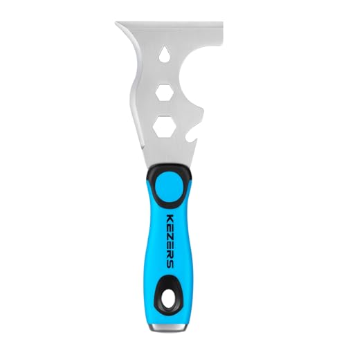KEZERS 13-In-1 Painter’s Tool, 3" Stainless Steel Putty Knife Scraper