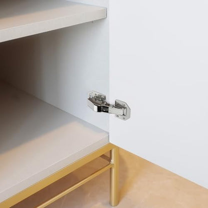 Ravinte Hidden Cabinet Hinges, Soft Close, Concealed Cabinet Hinges 4 Pack