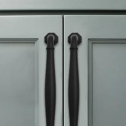 10 Pack 3 Inch Hole Center Matte Black Heavy Duty Solid Cabinet pulls Ideal for Dressers, Bathroom, cabinets, and Kitchens cabinets. - color: Matte Black, size: 3 Inch Hole Center, style: 10 Pack
