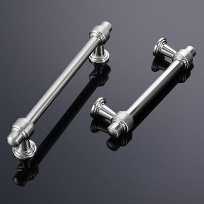 Brushed Nickel Kitchen Cabinet Pulls 10 Inch 10 Pack - color: Brushed Nickel, size: 10" Hole Center(254mm)