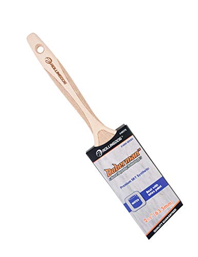 ROLLINGDOG 2.5 Inch Angled Paint Brushes for Walls (2 Pack) - color: Pack of 2