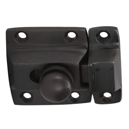 A29 Cabinet Latch, Solid Brass, Twist Knob Design, Oil Rubbed Bronze - color: Oil Rubbed Bronze