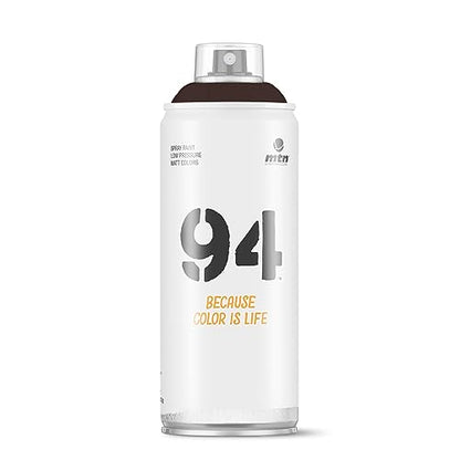 MTN 94 Spray Paint, Matt Finish, 400ml Can, Colour: RV 35 / Chocolate Brown