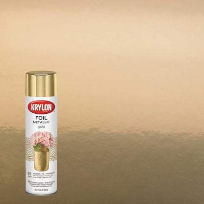 Krylon 8 Oz. Premium Foil Metallic Gold Spray Paint - 1 Each