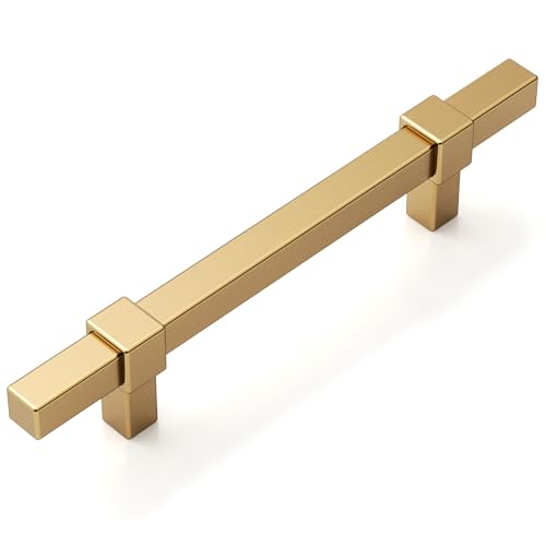 Amerdeco 10 Pack 3.75 Inch 96mm Champagne Bronze Cabinet Pulls Zinc Alloy Heavy Duty Modern Kitchen Cabinet Handles Drawer Pulls Hardware for Cabinets Cupboard Dresser Wardrobe ZH0087 - color: Champagne Bronze, size: 3.75"/96MM Hole Center