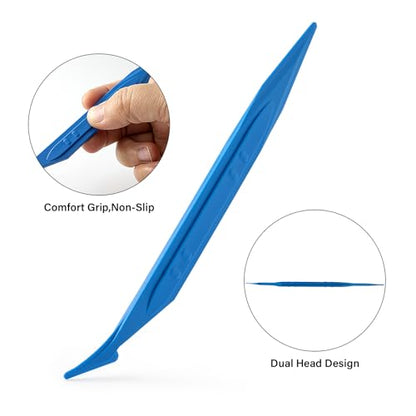 Gomake ‌3PCS Double Edge Vinyl Wrap Tucking Tool Kit - Professional Dual-Head Car Wrapping Tools for Smooth Edges & Remove Bubble