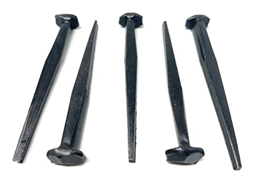 Metal Magery 3" Wrought Head Nails Decorative Antique Rose Head Nail QTY: 25 - size: 3 inches