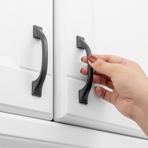 KOOFIZO 10 Pack 3 in Matte Black Cabinet Pulls, Black Drawer Handles 1958 - color: Black, size: 3" CC