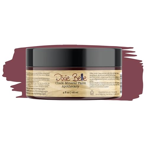 Dixie Belle Paint Company Chalk Mineral Paint - Apothecary (4oz) - color: Apothecary, size: 4 Fl Oz (Pack of 1)