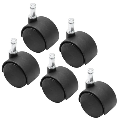 1.5 Inch Swivel Caster Wheels, M8 Circlip Stem, 5pcs - style: 1.5 Inch-M8 Circlip Stem