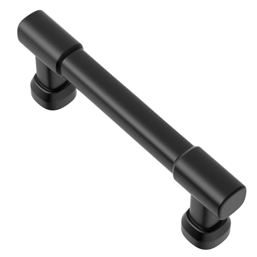 Alzassbg 3" Matte Black Cabinet Pulls and Handles 10 Pack, AL0005MB - color: Matte Black, size: 3" Hole Center