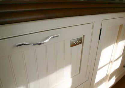 Goo-Ki Low Profile Satin Nickel Cabinet Pulls, Double Hole Centers (3.8''/5'') Zinc Alloy Handle for Drawer Cupboard Wardrobe,6 Packed… - color: Satin Nickel, size: 3.8'/5'' Hole Centers