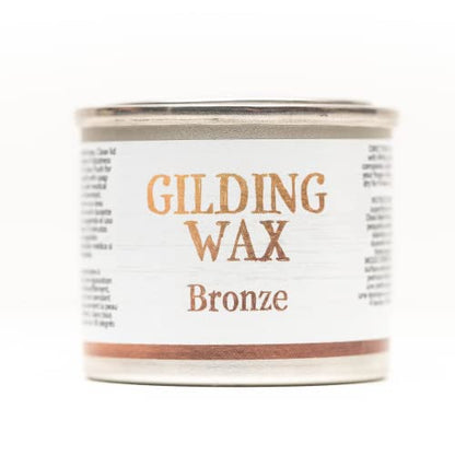 Dixie Belle Gilding Wax - Oil-Based Metallic Luxury Luster for Sheen, Shimmer on DIY Projects - Detail Enhancer for Furniture, Hardware, Wood - color: Bronze