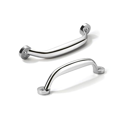 10 Pack 3-3/4 inch Hole Center Polished Chrome Cabinet Pulls - Heavy Duty Solid Drawer Hardware Handles Kitchen Vanity Bathroom Handles - color: Polished Chrome, size: 3-3/4"(96mm) Hole Center