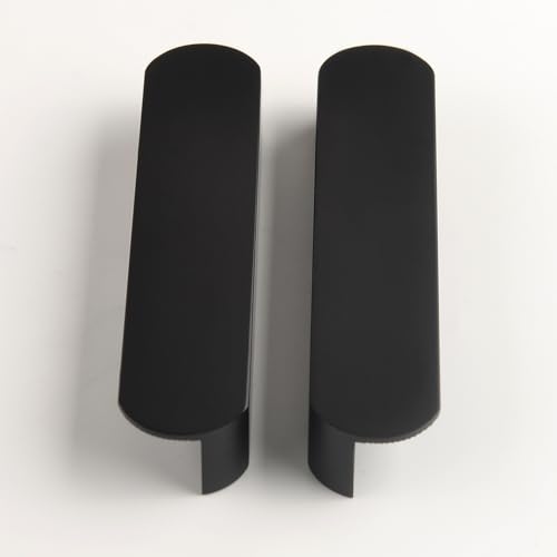 5 Pack Matte Black Kitchen Drawer Pulls 3.8 Inch Hole to Hole Cabinet Door Handles Modern Closet Door Pulls Furniture Handles Cabinet Hardware - color: Black-5 Pack, size: 3.8 Inch(96mm)