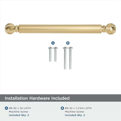 khtumeware 2-Pack Champagne Bronze Heavy-Duty Solid Cabinet Pulls, 3-1/2 Inch (89mm) Hole Center, Satin Brass Drawer Pulls, Cabinet Hardware, Suitable for Kitchen Cabinets, Bathrooms and Dressers - color: Champagne Bronze, size: 3-1/2 Inch(89mm)Hole Cente
