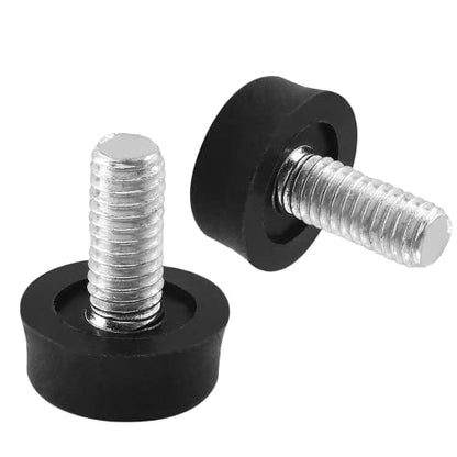 Biaungdo Adjustable Furniture Levelers, M6x15 mm, Black, 24 Pcs - color: Black