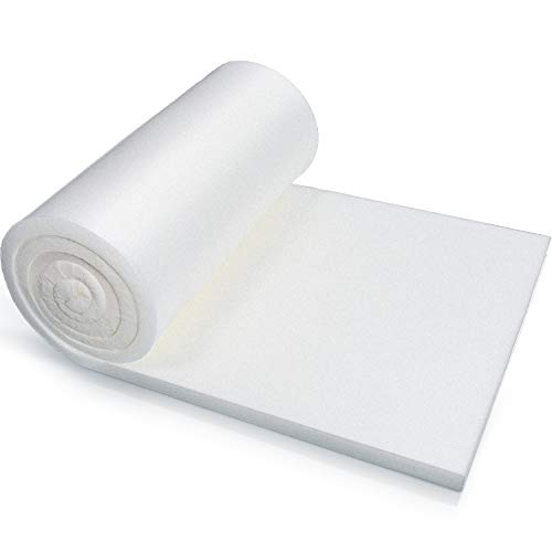 Patelai High Density Foam Padding for Cushions,79 x 16 x 0.8 Inch - size: 79 x 16 x 0.8 Inch