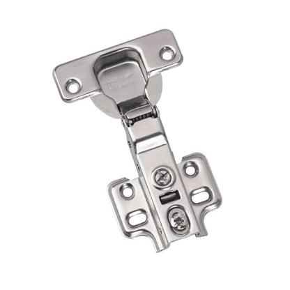 SEIWEI C85 Half Overlay Cabinet Hinge with Face Frame Plate for Door Connect Frame for Kitchen Cabinet, Corner Door Hinges, Hardware Corner Cabinet Replacement, Pack of 2 - style: C85 Half Overlay