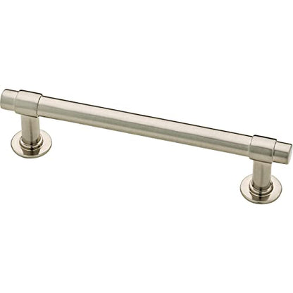 Franklin Brass Francisco (5-Pack) Cabinet Handles 4" Hole Center Pulls | Satin Nickel Hardware Kitchen Door, Drawers, Dressers, Furniture P29617Z-SNA-B - color: Satin Nickel Antimicrobial, size: 4" (102mm)