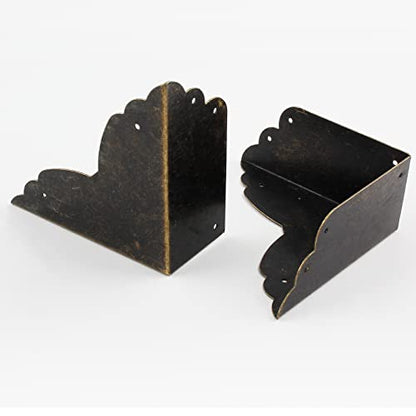 BokWin 4 Pcs Metal Furniture Corner Protectors, 2.76"x2.76"x1.18"