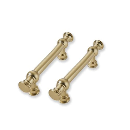 10 Pack 3 Inch Hole Center Champagne Bronze Cabinet Pulls-Heavy Duty Solid Cabinet Handles Suitable for Cabinets, Dressers, Kitchens and Bathroom cabinets - color: Champagne Bronze, size: 3 Inch hole center, style: 10-Pack