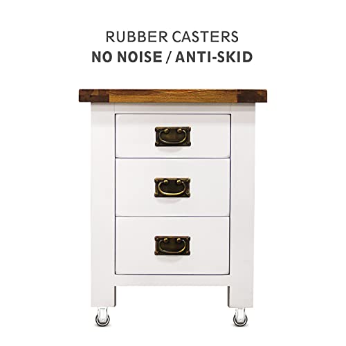 1" Small Casters Set of 4, Non Swivel Low Profile Wheels for Furniture, No Noise Mini Rubber Casters, for Small Furniture, Worktables. - style: 1 " Cannot Swivel