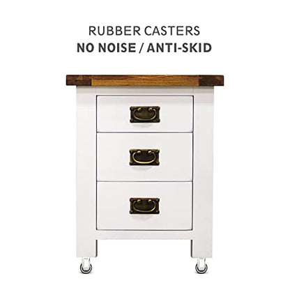 1" Small Casters Set of 4, Non Swivel Low Profile Wheels for Furniture, No Noise Mini Rubber Casters, for Small Furniture, Worktables. - style: 1 " Cannot Swivel