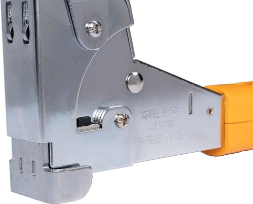 Arrow HT50 Heavy Duty Hammer Tacker, Chromed-Steel Manual Stapler with Sure-Grip Handle, Dual-Capacity Rear-Load Magazine, Fits 5/16”, 3/8", or 1/2" Staples (Pack of 4) - size: (4-Pack)