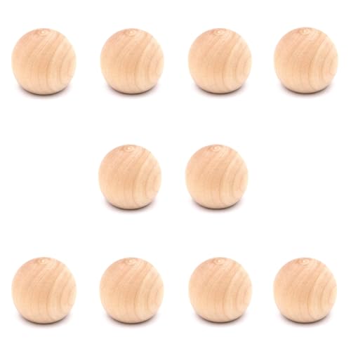 P180-UW - 10 Natural Woodcraft Knob (Set of 10)